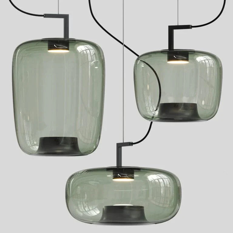 AURO Jarl | Smoky Glass Nordic Pendant Light