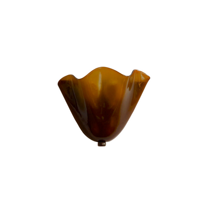 AURO Skjell | Sculptural Colored Glass Shell Wall Sconce