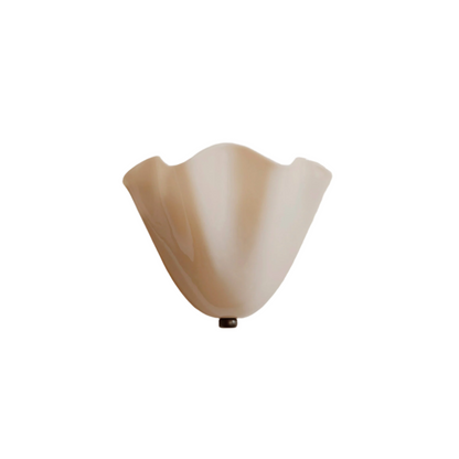 AURO Skjell | Sculptural Colored Glass Shell Wall Sconce
