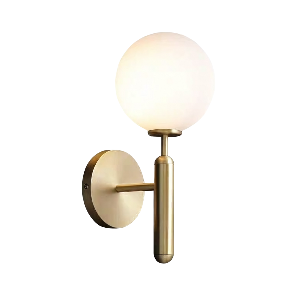AURO Lune | Frosted Glass Globe Wall Sconce