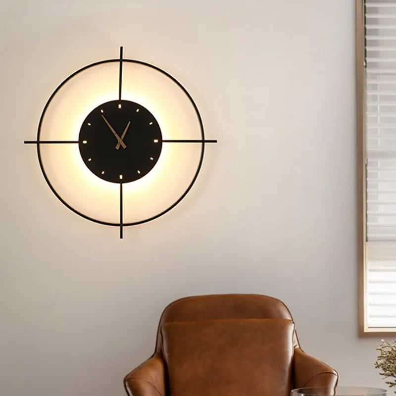 AURO Clepsa | Round Clock Lamp