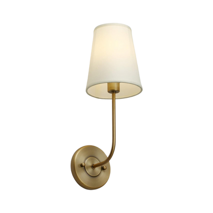 AURO Glød | Warm Gold Fabric Wall Sconce