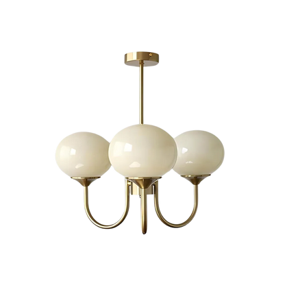 AURO Perle | Marshmallow Glass Globe Chandelier