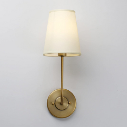AURO Glød | Warm Gold Fabric Wall Sconce