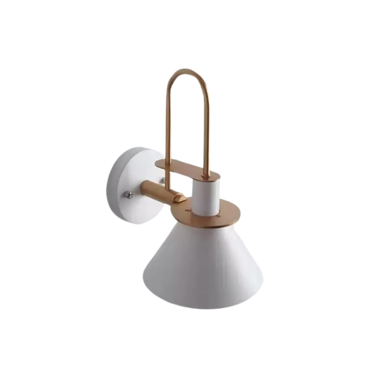 AURO Kartio | Wrought Iron Conical Wall Sconce