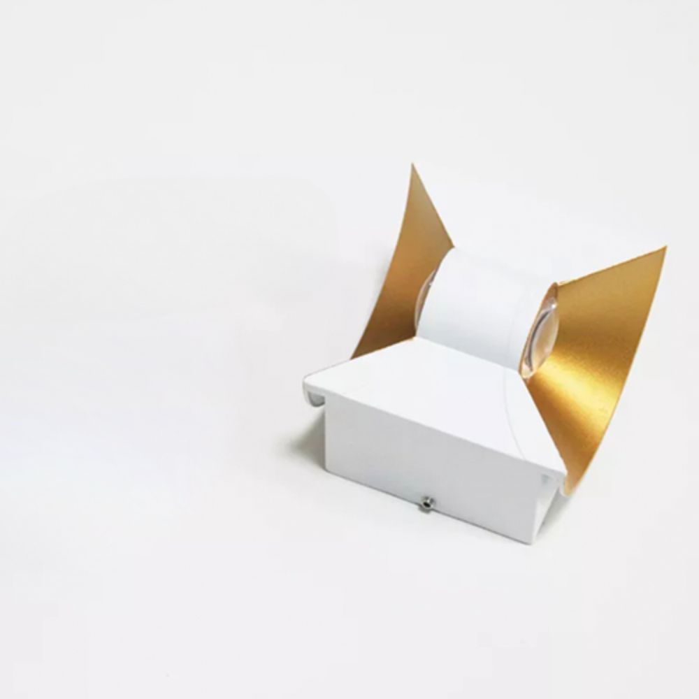 AURO Lys | Geometric Up-Down Outdoor Wall Light