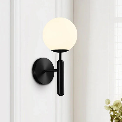 AURO Lune | Frosted Glass Globe Wall Sconce