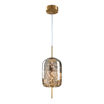 AURO Gullkule | Amber Glass Ball Pendant Light
