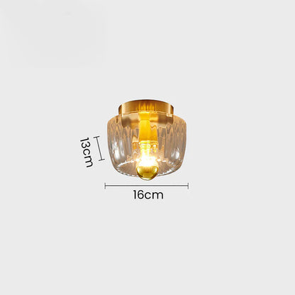 AURO Sola | Transparent Glass Globe Wall Sconce