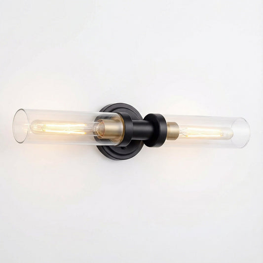 AURO Roen | Twin Tube Glass Wall Sconce