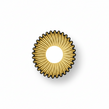 AURO Skål | Sculptural Marble Sunburst Wall Lamp