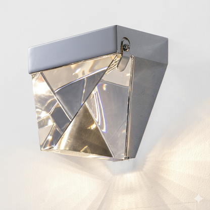 AURO Kris | Italian Copper Crystal Outdoor Wall Lamp