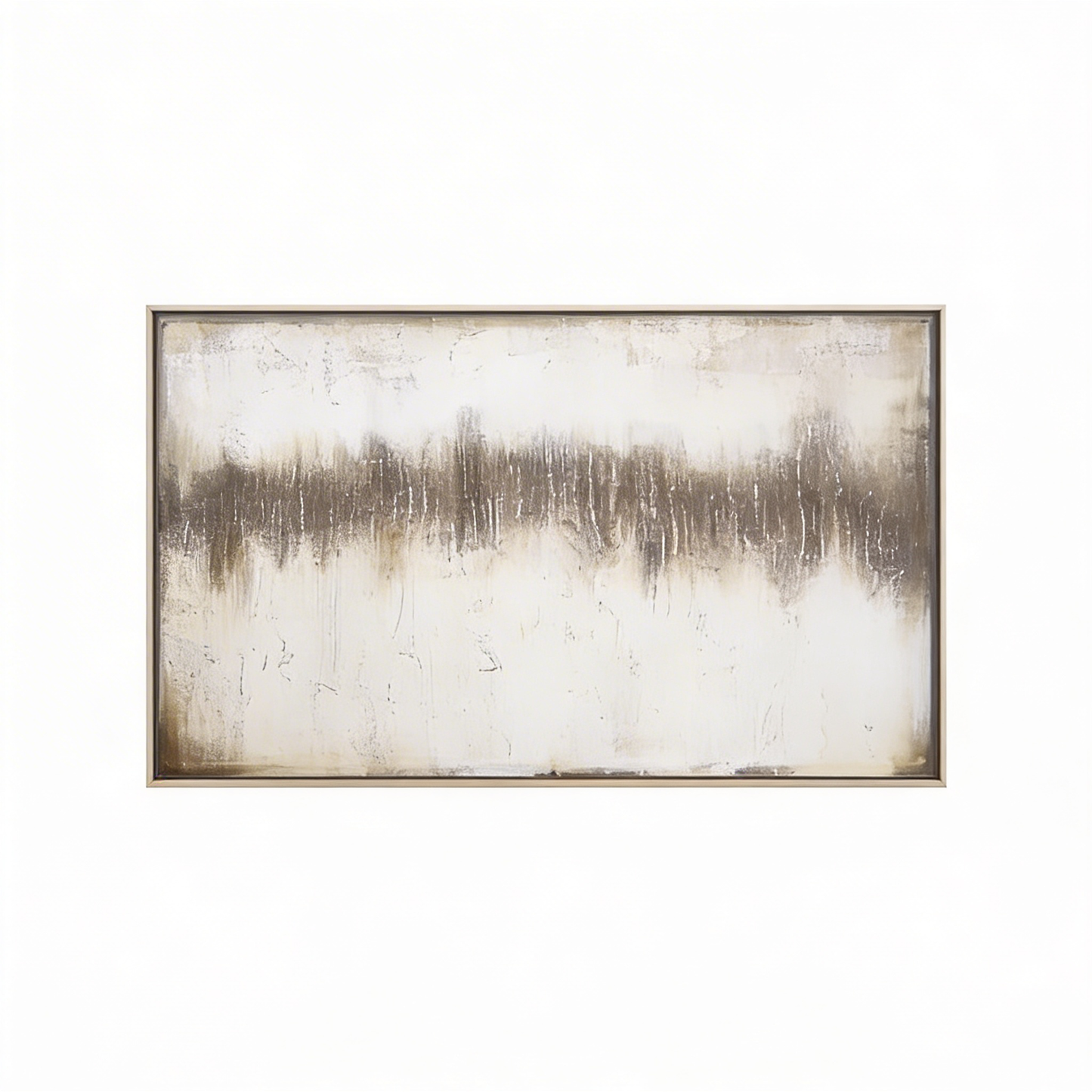 AURO Grå | Wabi-Sabi Grey Abstract Oil Painting