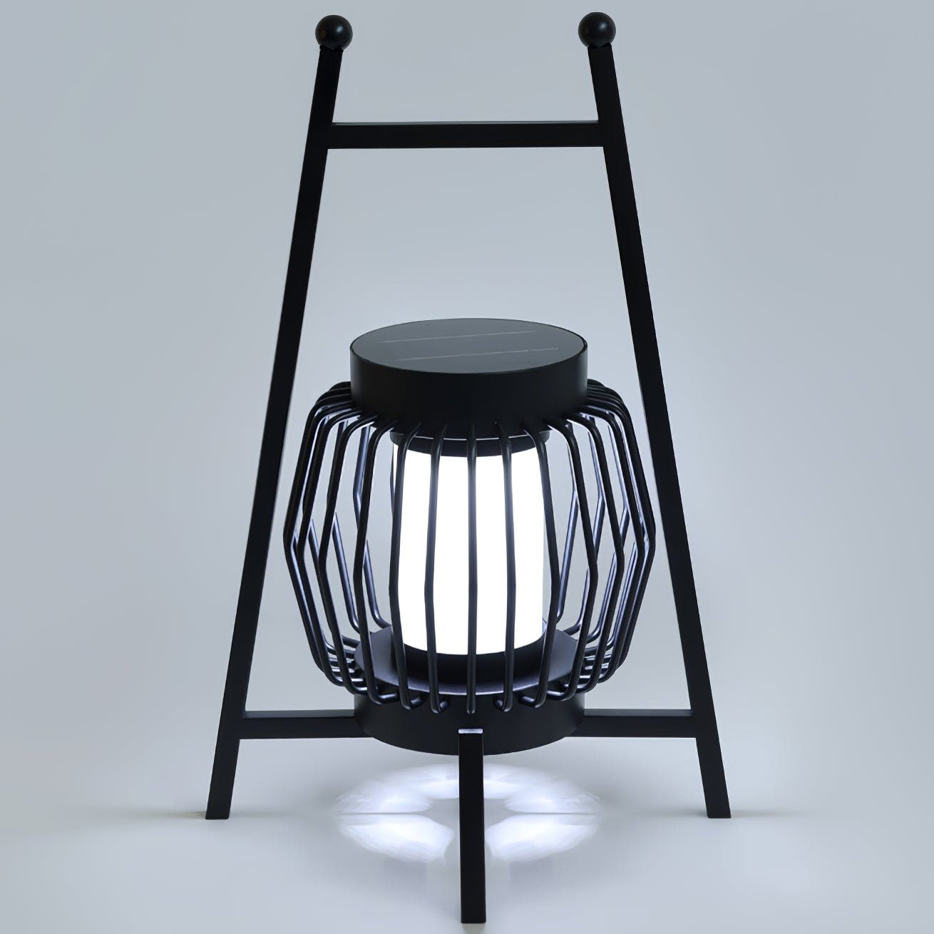 AURO Grau | Portable Solar Outdoor Table Lantern