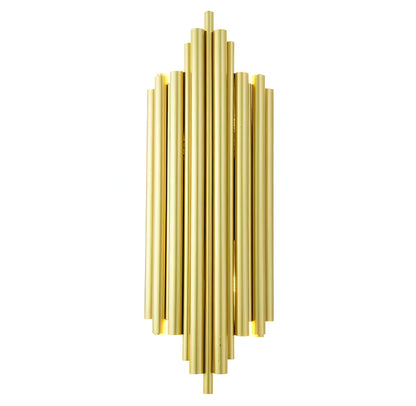AURO Stav | Tall Gold Columnar Wall Lamp
