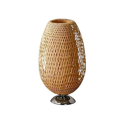 AURO Vaeler | Handwoven Bamboo Rattan Table Lamp