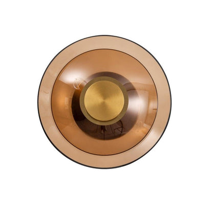 AURO Ljus | Warm Glass Disc Wall Lamp