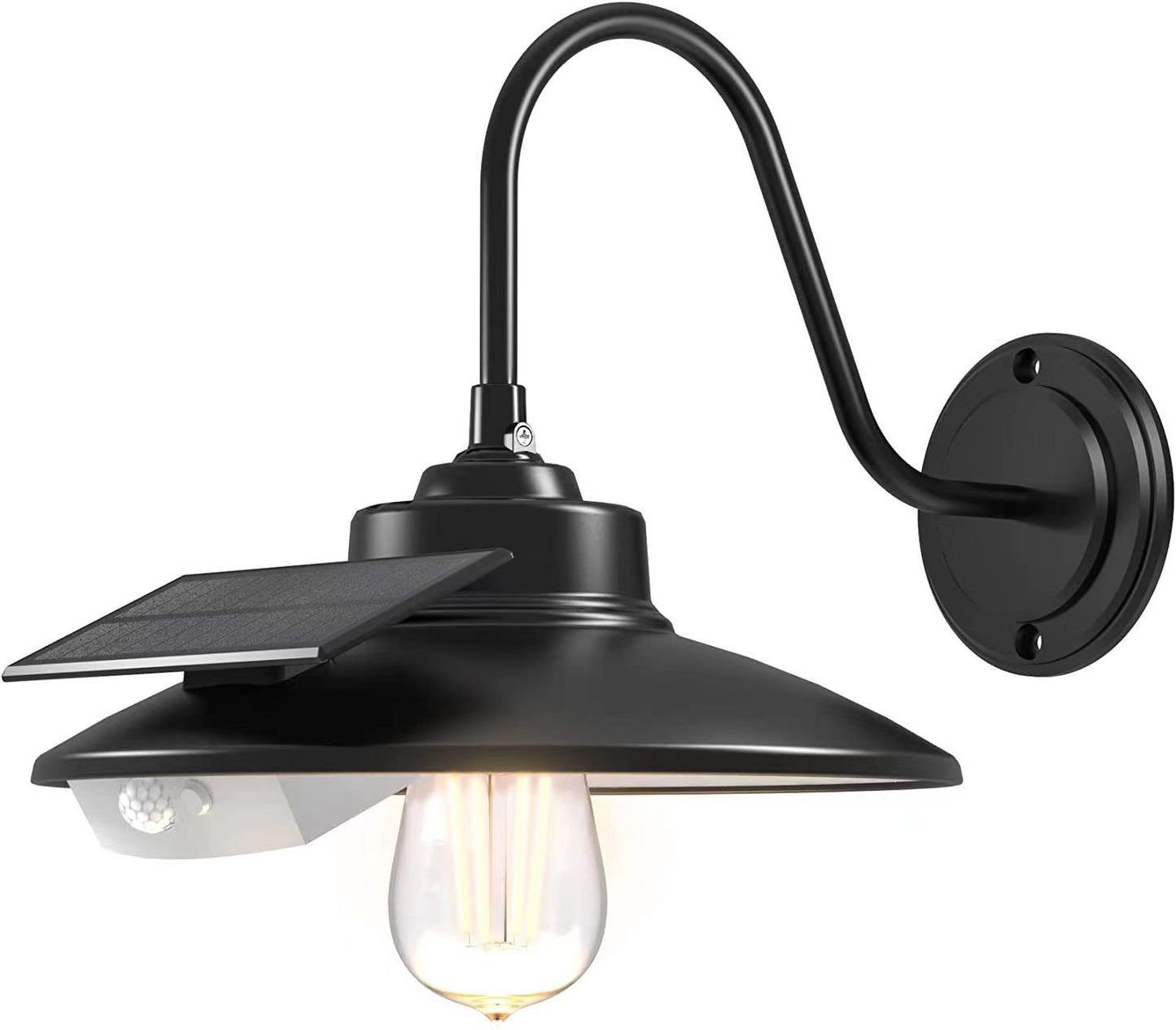 AURO Holt | Retro Solar Barn Outdoor Wall Light