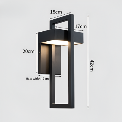 AURO Ryl | Cylindrical Rotatable Outdoor Wall Light
