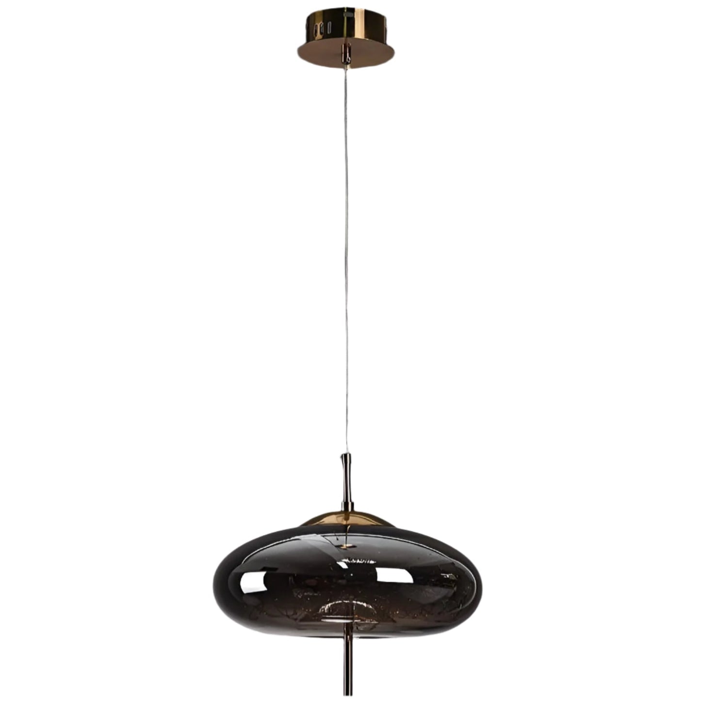 AURO Gullkule | Amber Glass Ball Pendant Light