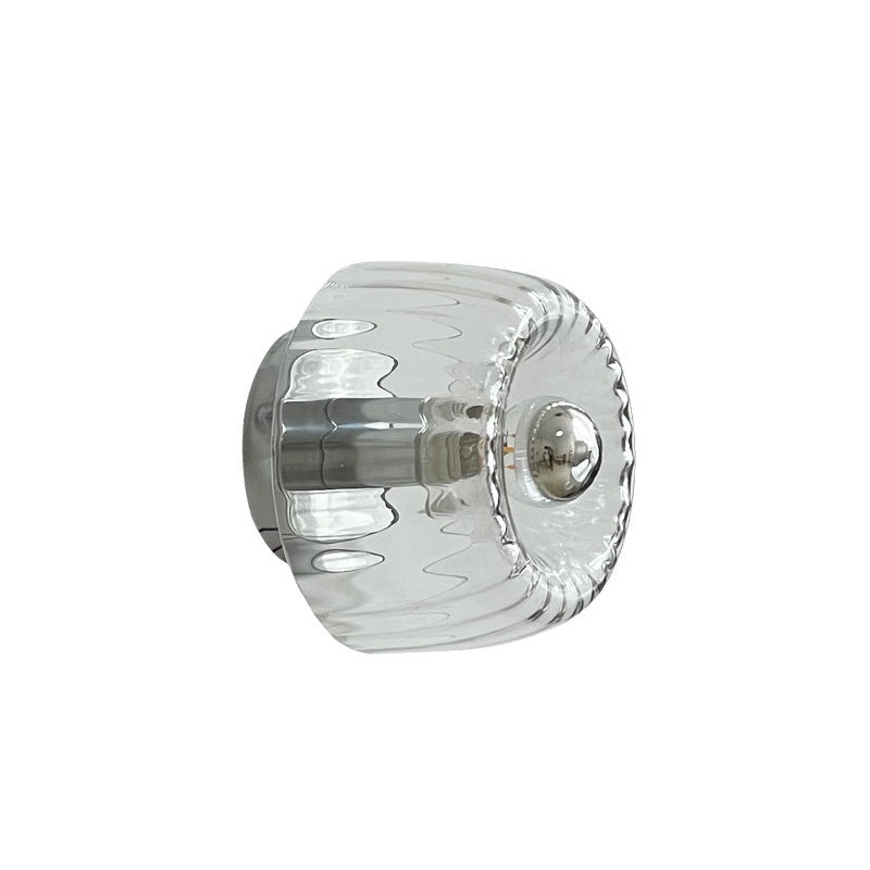 AURO Sola | Transparent Glass Globe Wall Sconce