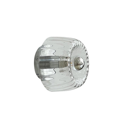 AURO Sola | Transparent Glass Globe Wall Sconce