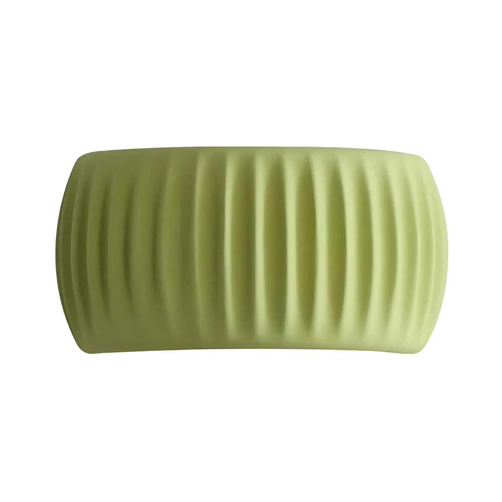 AURO Rille | Sculptural Ribbed Resin Wall Sconce