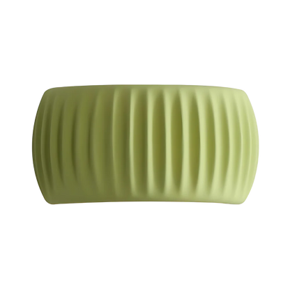 AURO Rille | Sculptural Ribbed Resin Wall Sconce