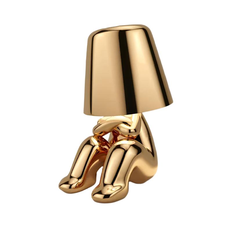 AURO Aurel | Sculptural Golden Man Table Lamp