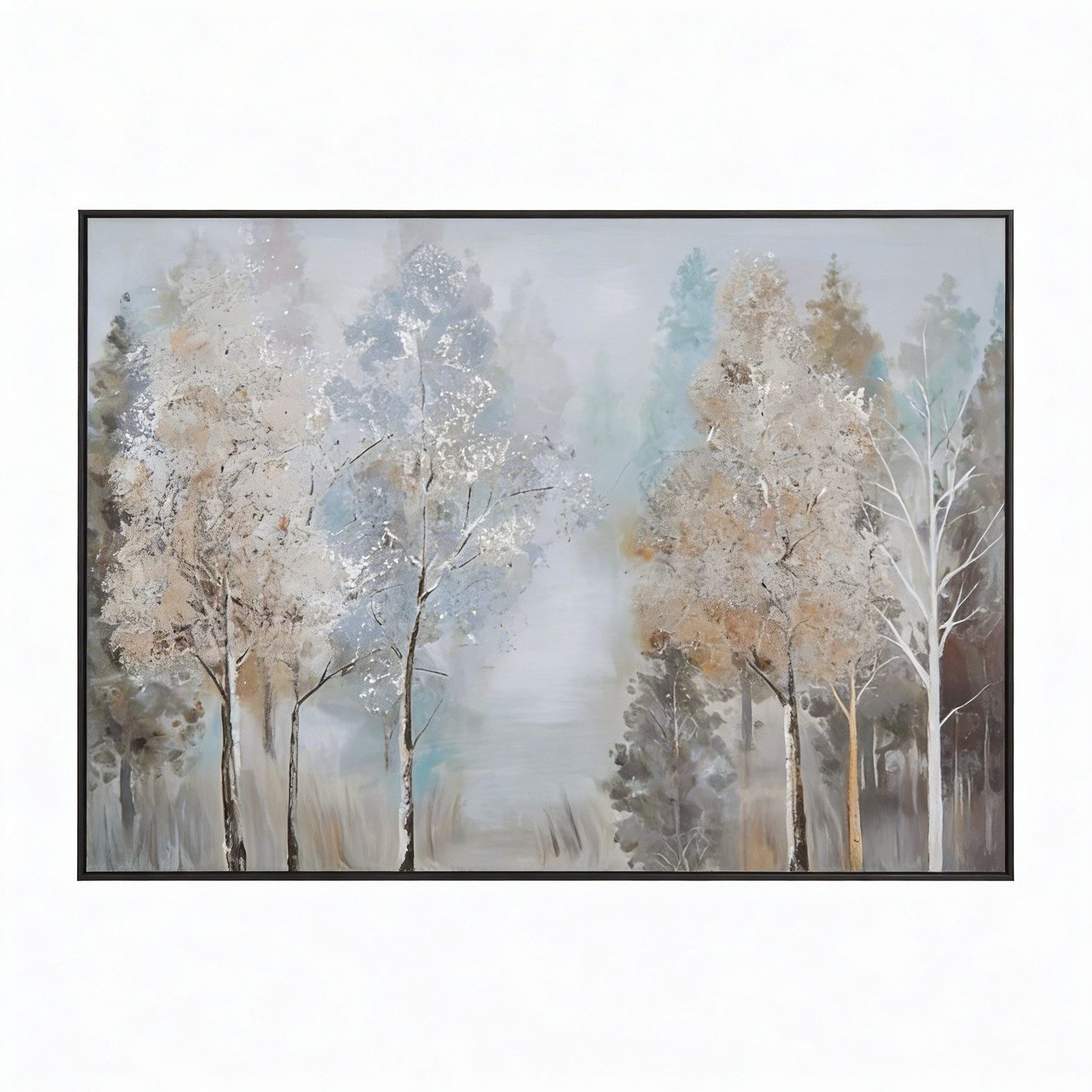 AURO Skogen | Abstract Life Tree Hand-Painted Canvas Art