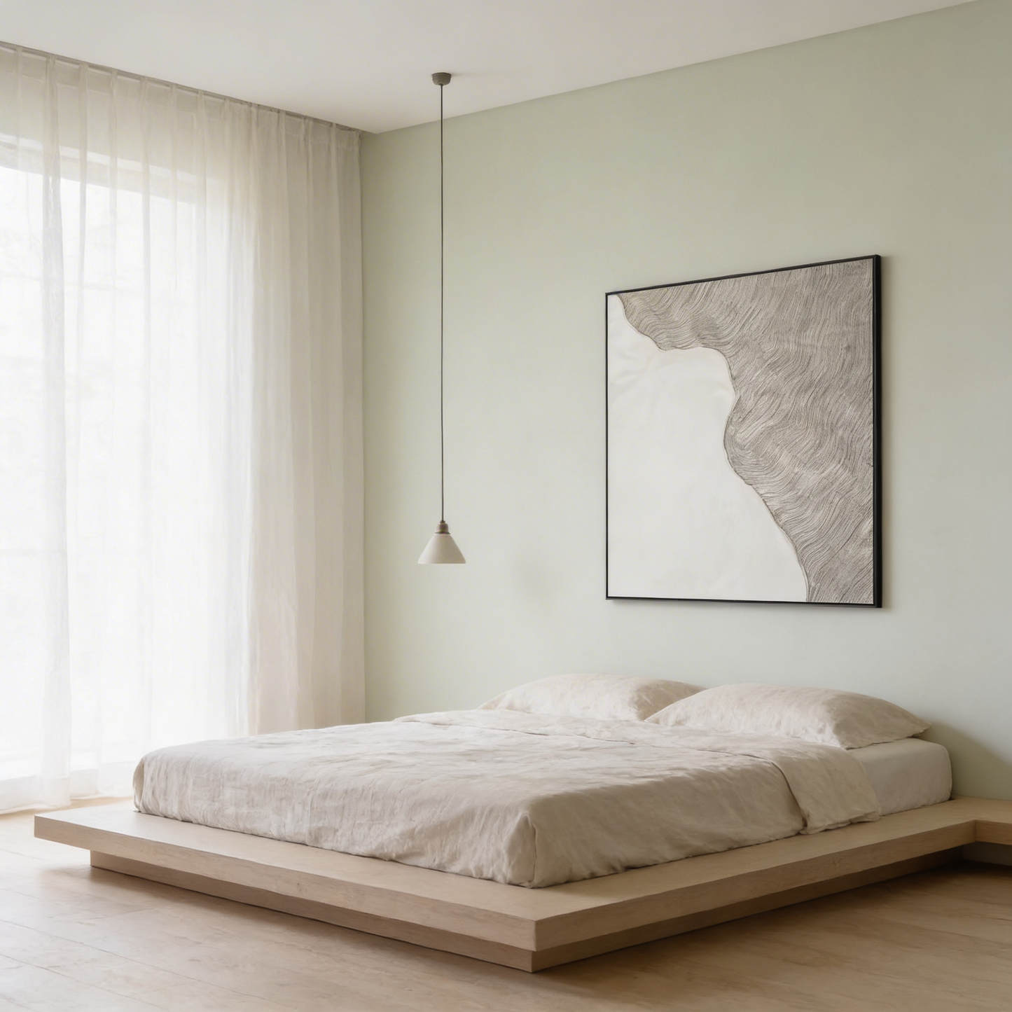 AURO Strek | Hand-Drawn Fine Line Abstract Oil Painting
