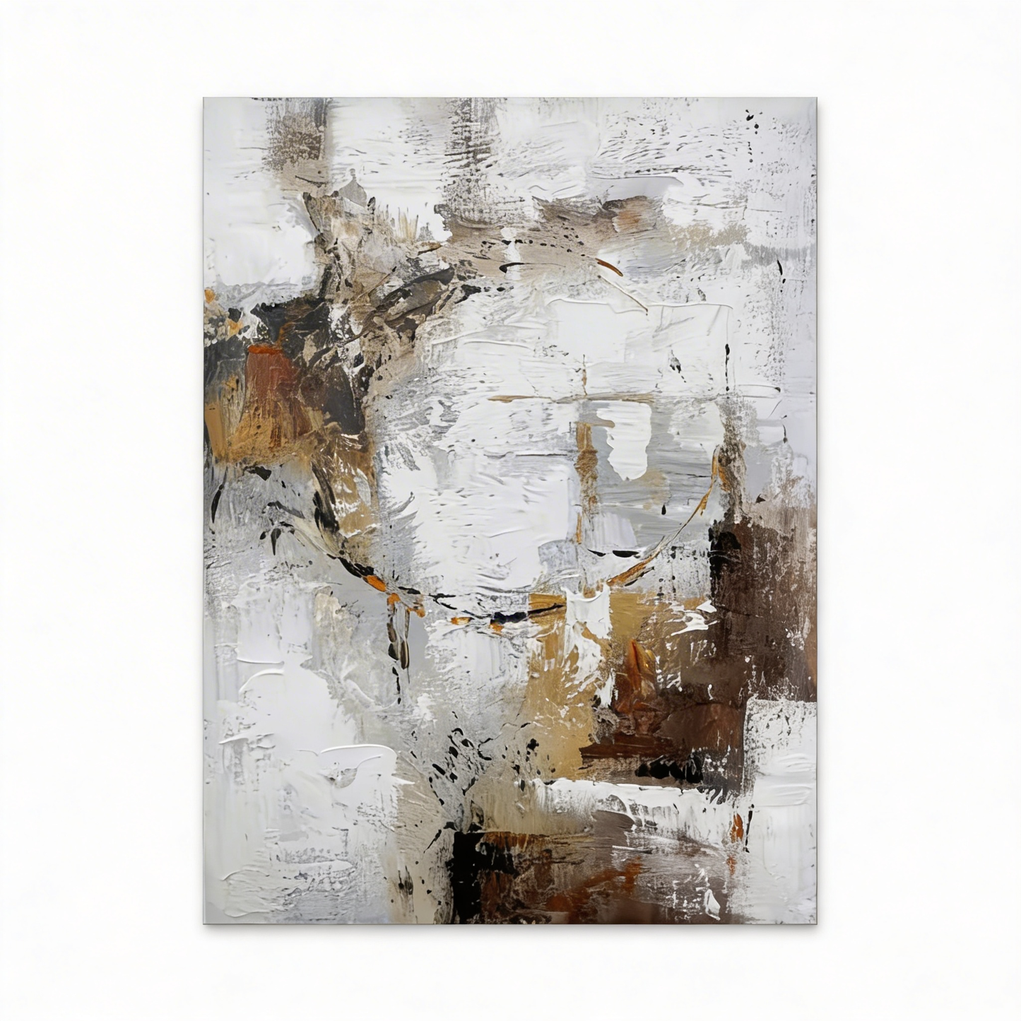 AURO Varme | Warm Abstract Hand-Painted Canvas Art