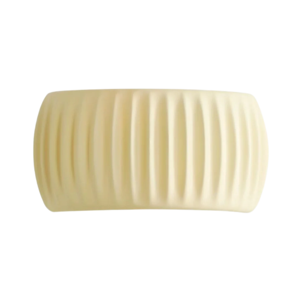 AURO Rille | Sculptural Ribbed Resin Wall Sconce