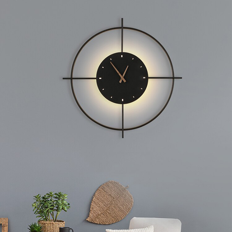 AURO Clepsa | Round Clock Lamp