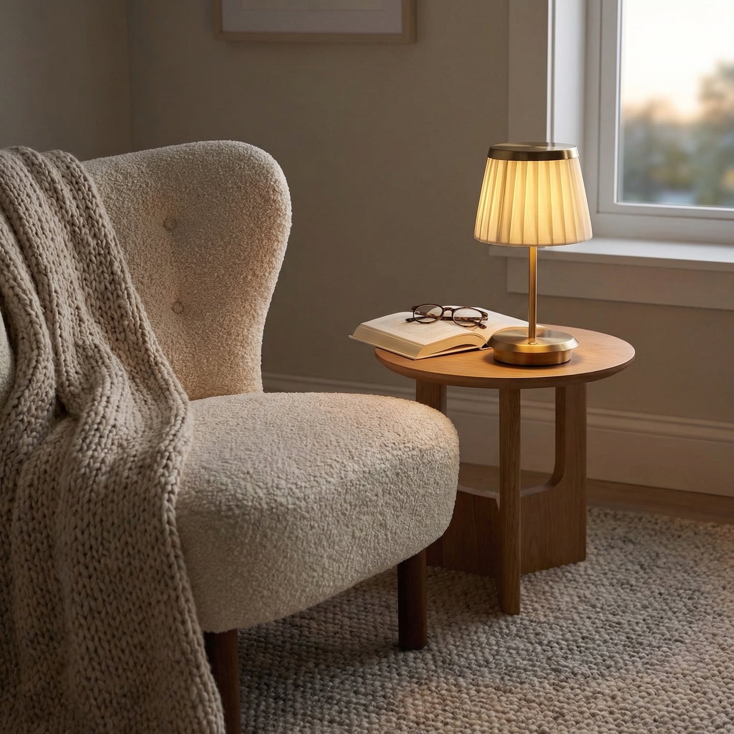 AURO Eira | Cordless Fabric Table Lamp