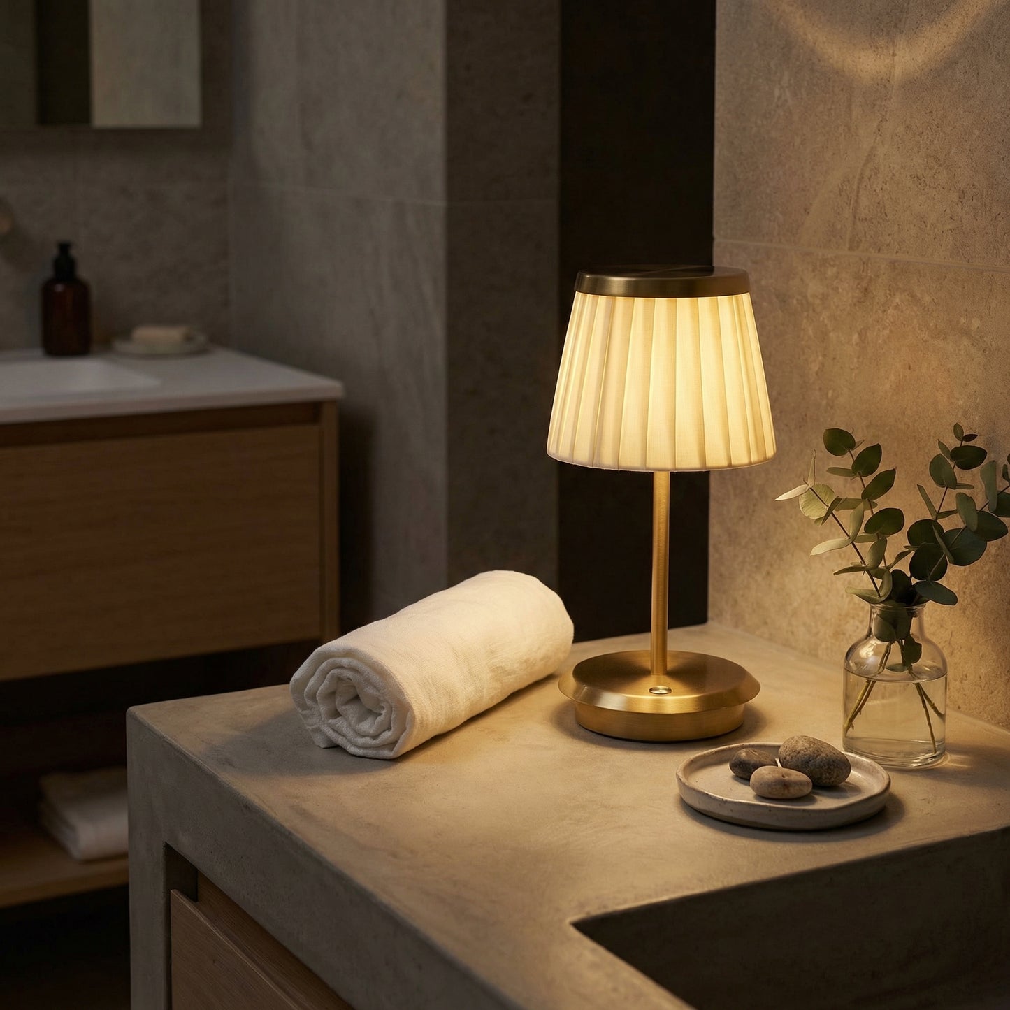 AURO Eira | Cordless Fabric Table Lamp