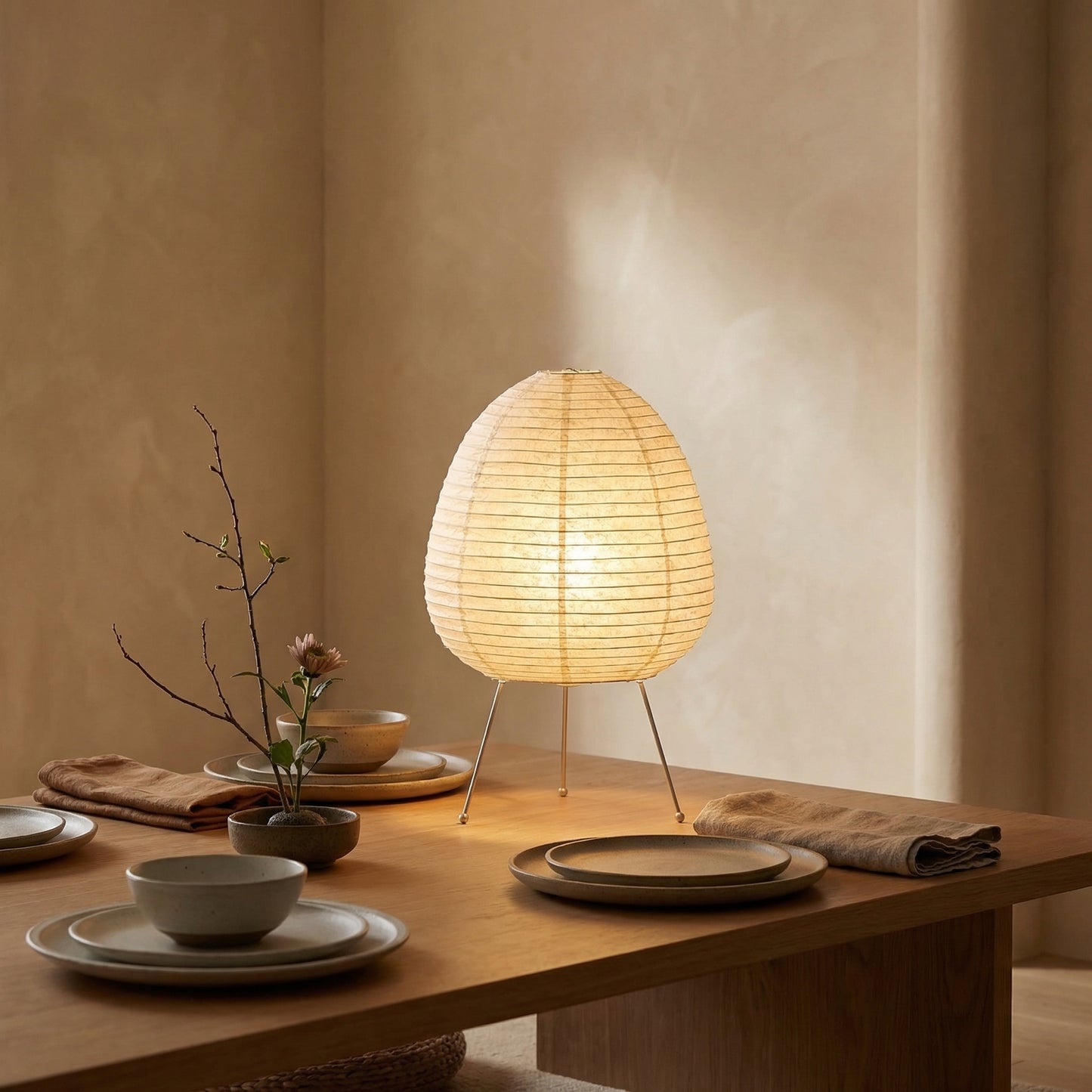 AURO Komorebi | Wabi-Sabi Rice Paper Lamp