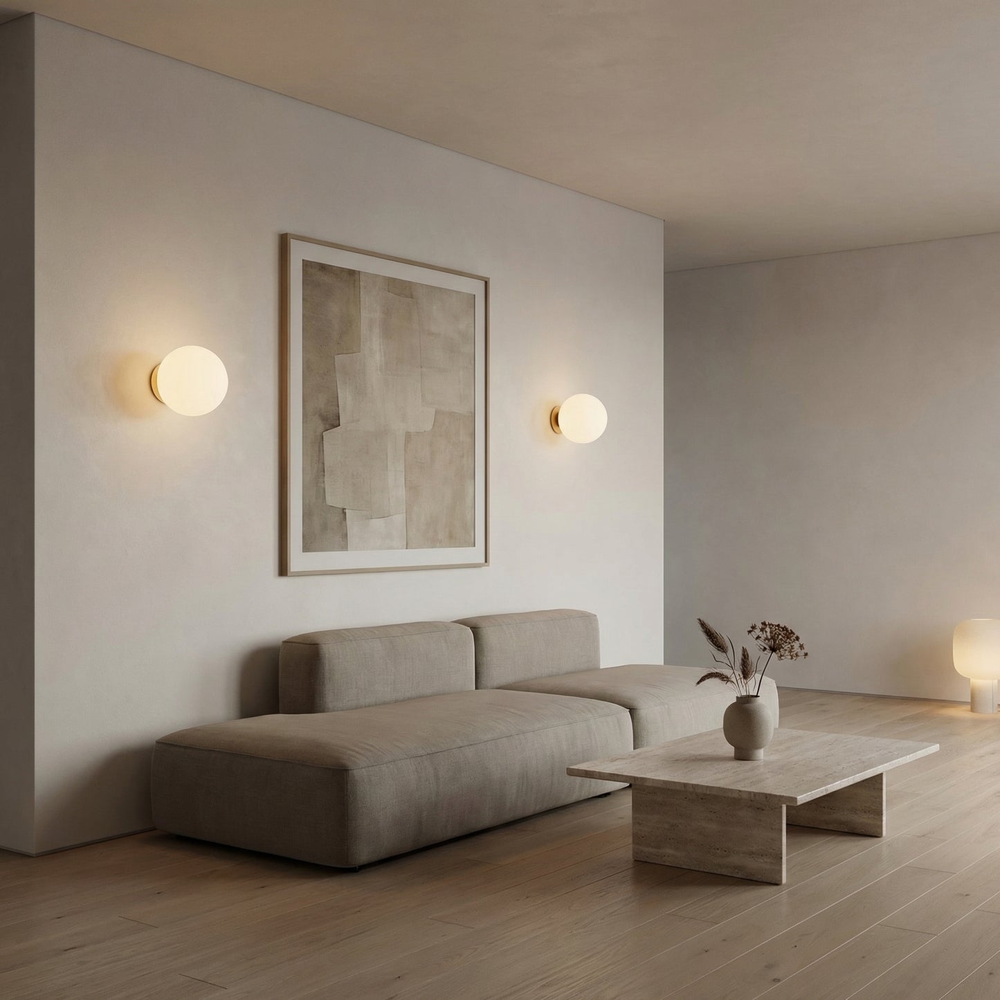 AURO Orb | Frosted Glass Ball Wall Lamp