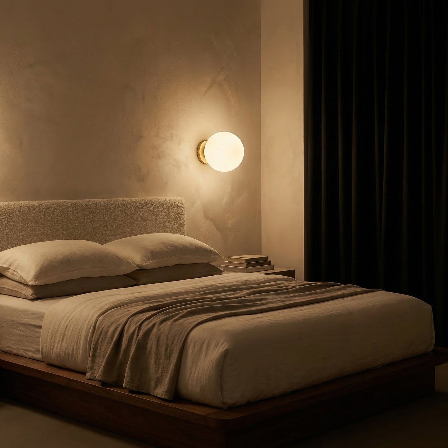 AURO Orb | Frosted Glass Ball Wall Lamp