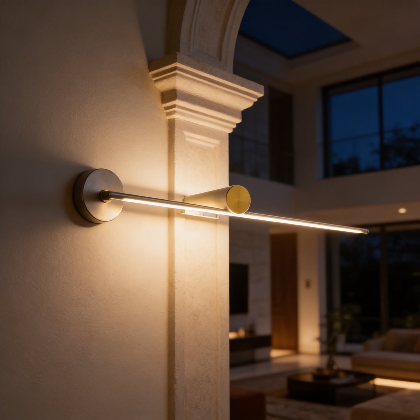 AURO Lykke | Warm Glass Globe Wall Lamp