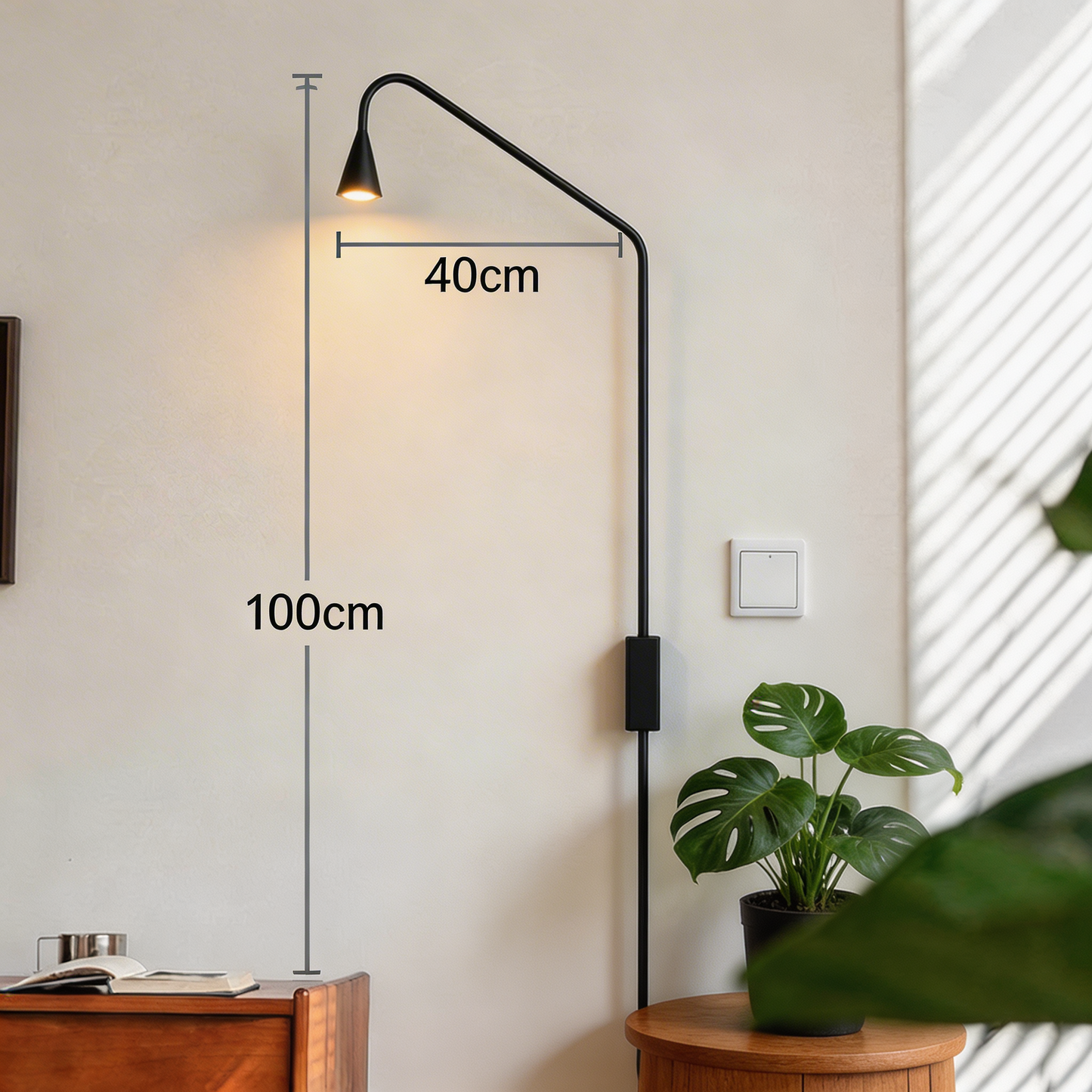 AURO Sköld | Adjustable Swing Arm Wall Sconce