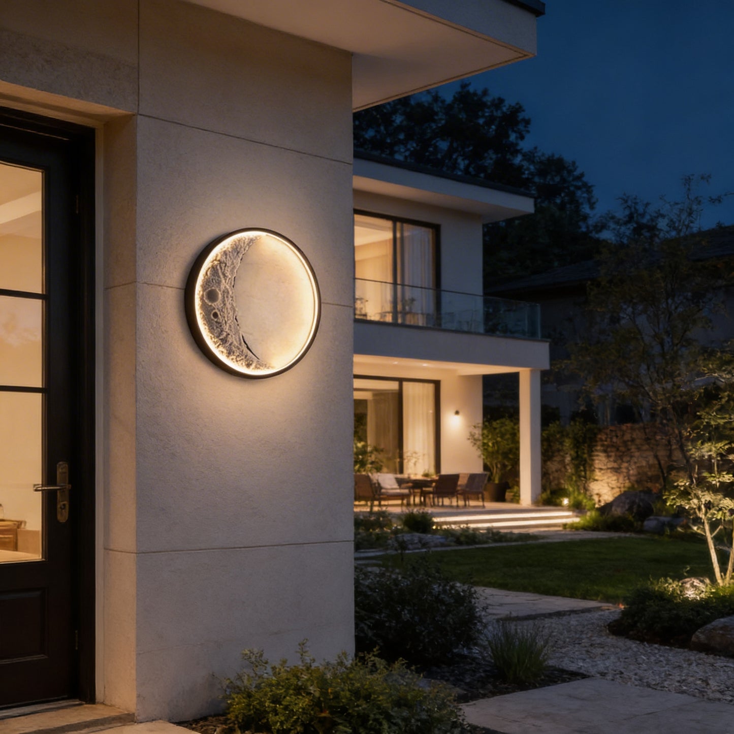 AURO Mane | Lunar RGB Outdoor Wall Light