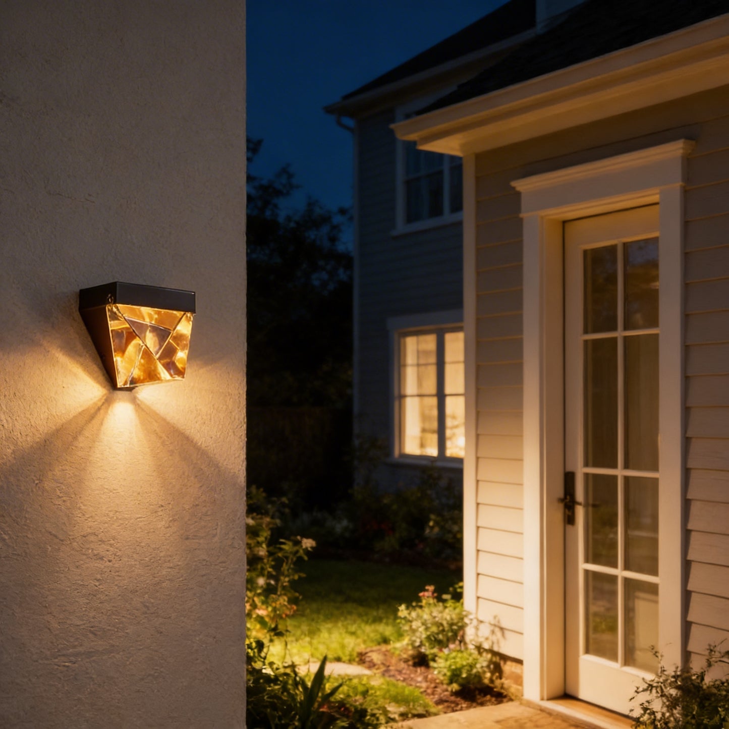 AURO Kris | Italian Copper Crystal Outdoor Wall Lamp