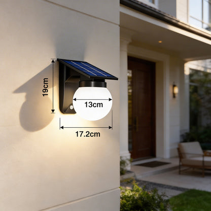 AURO Solkule | Solar Globe Outdoor Wall Light