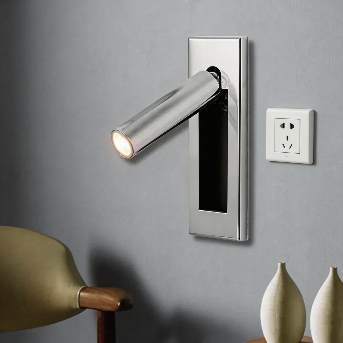 AURO Uppo | Recessed Rotatable Reading Wall Lamp