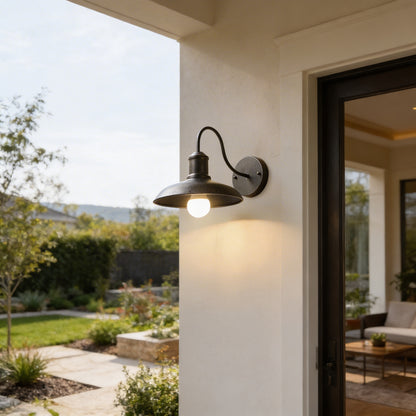AURO Varro | Industrial Bowl Outdoor Wall Light