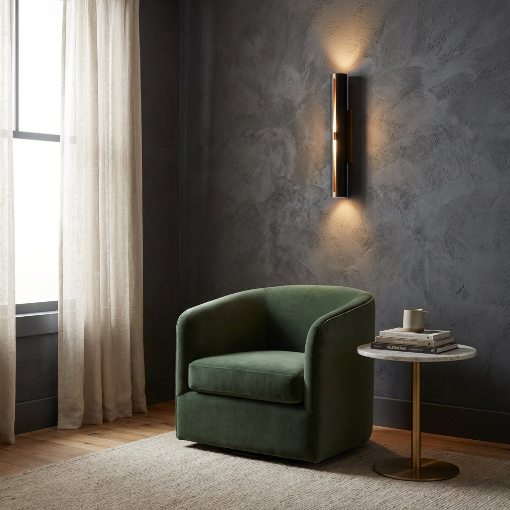 AURO Torni | Solid Copper Cylinder Wall Sconce