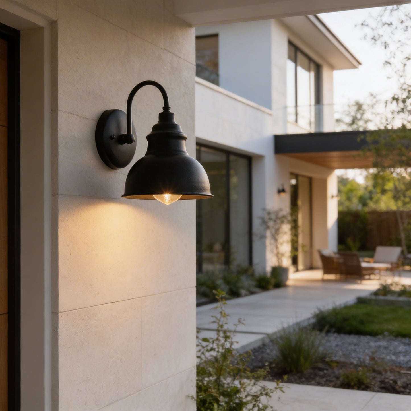 AURO Forge | Retro Iron Outdoor Wall Lamp