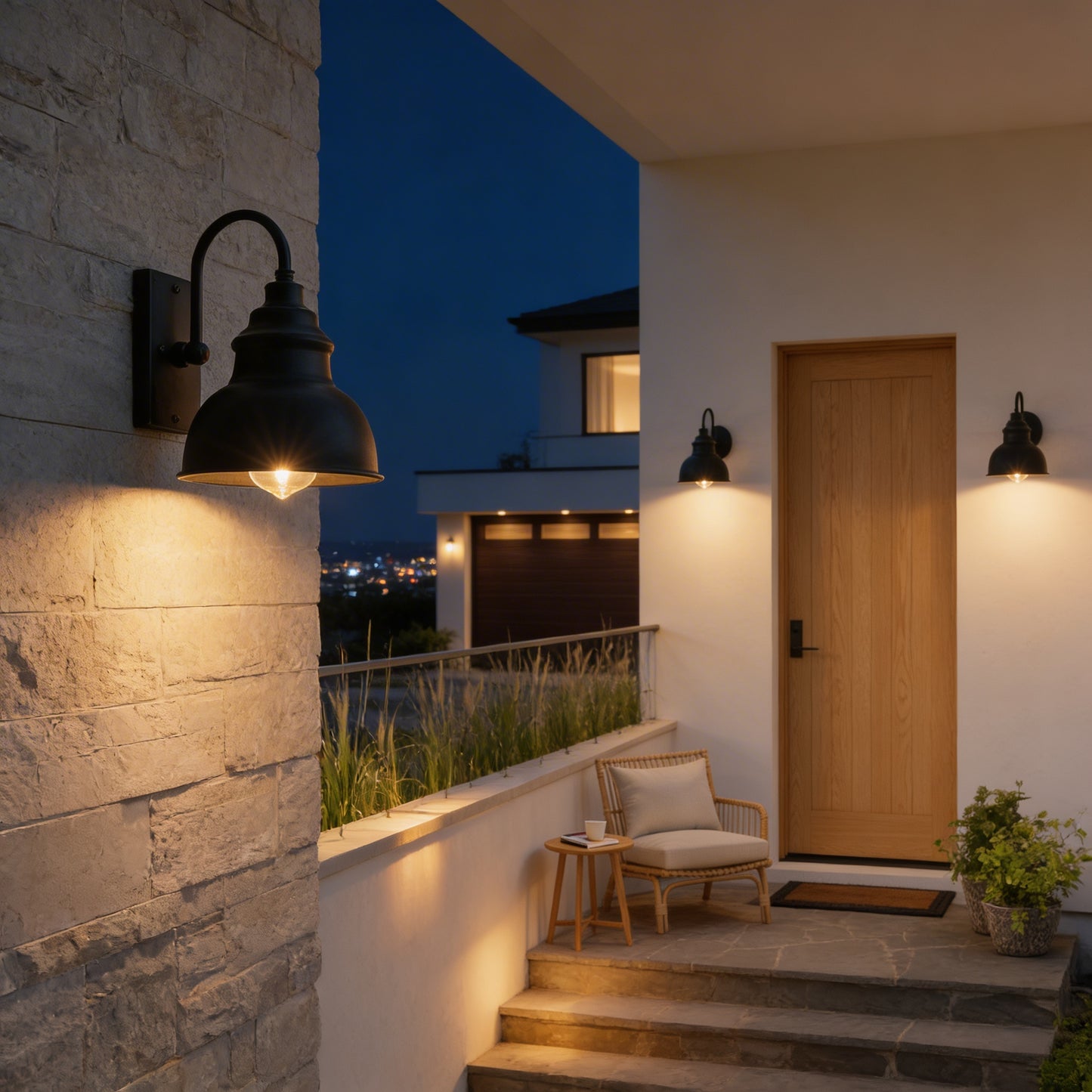 AURO Forge | Retro Iron Outdoor Wall Lamp