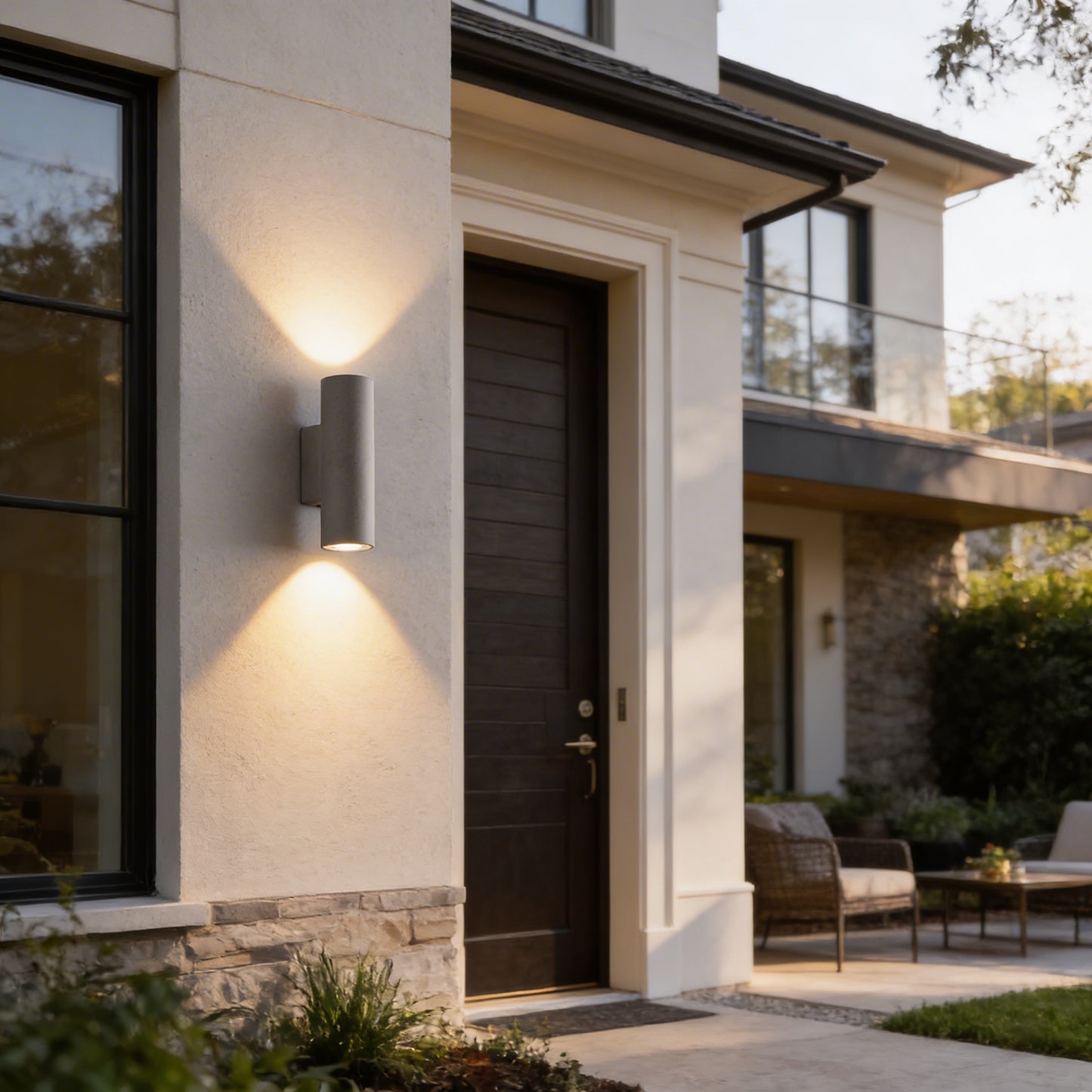 AURO Bjelke | Architectural Up-Down Outdoor Wall Light